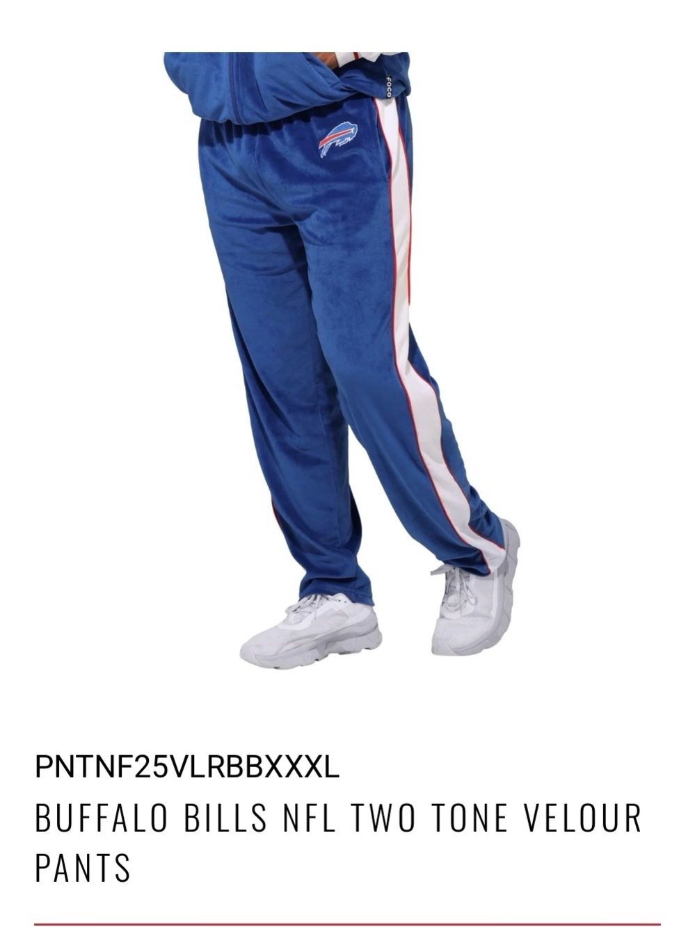 Buffalo Bills velour track suit - Picture 4 of 4